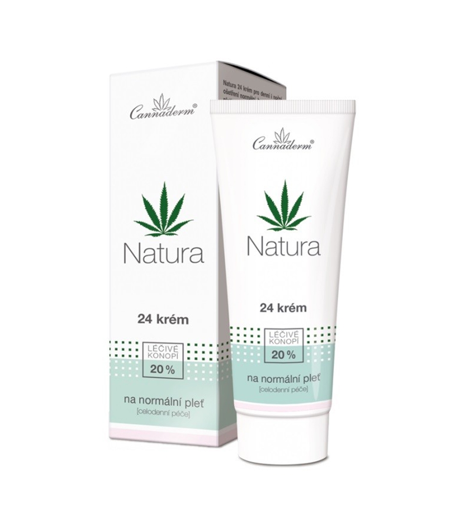 Cannaderm Natura 24 Ansigtscreme Til Normal Hud 75