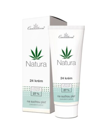 Cannaderm  Natura 24 Ansigtscreme Til Tør Hud  75