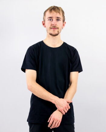 Simpelhed  Men   Soft  -shirt  Dusty Black  Medium