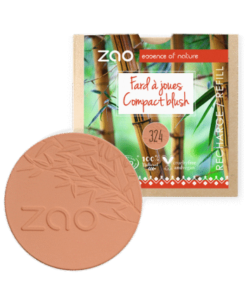 Zao  økologisk Compact Blush  324 Brick Red  Refill