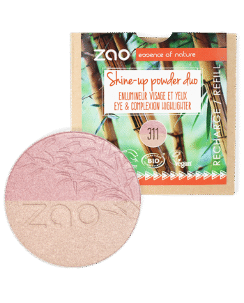 Zao  økologisk Shine-up Powder  311 Pink   Gold  Refill