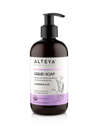 Alteya Organics økologisk Flydende Sæbe Lavender   Aloe 250ml