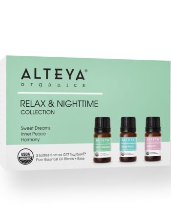 Alteya Organics økologiske Essentielle Olier Relax   Nighttime Gaveæske