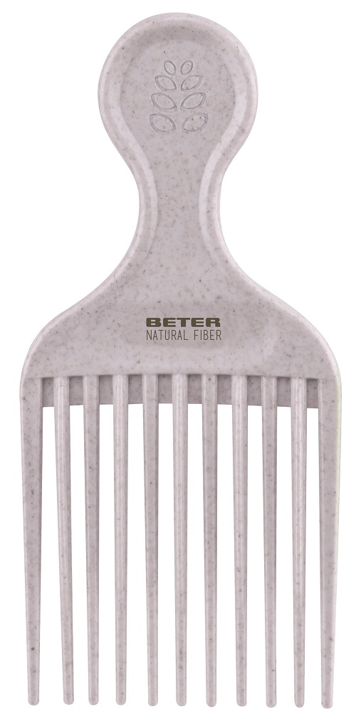 Beter Natural Fiber Afro Kam Lyngfarvet