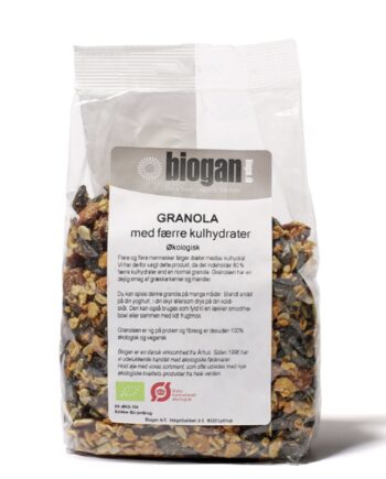 Biogan økologisk Granola Færre Kulhydrater