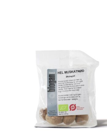 Biogan økologisk Hel Muskatnød