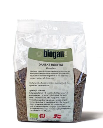 Biogan økologiske Danske Hørfrø 500g