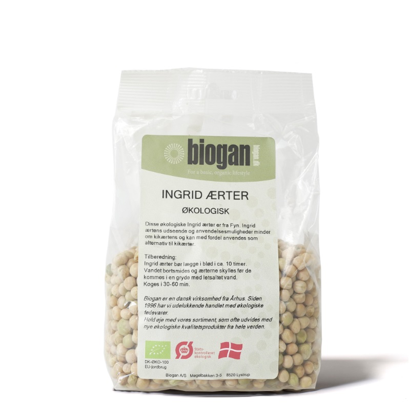 Biogan økologiske Ingrid ærter