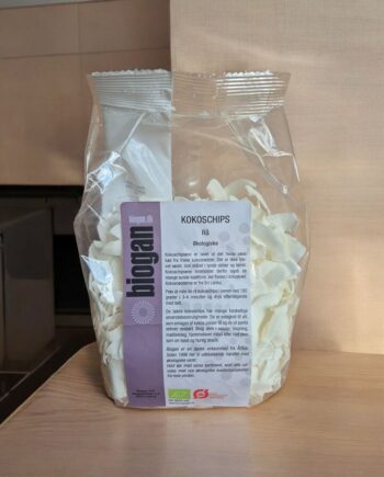 Biogan økologiske Kokoschips Rå