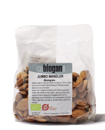 Biogan økologiske Mandler 200g