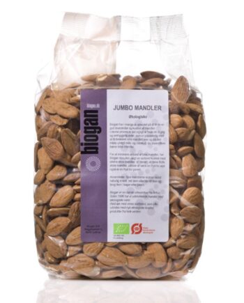 Biogan økologiske Mandler 1kg
