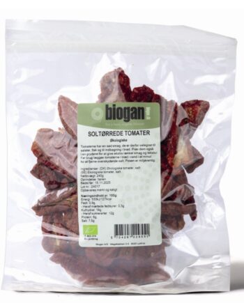 Biogan økologiske Semi Soltørrede Tomater