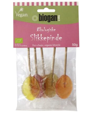 Biogan økologiske Slikkepinde Vegan