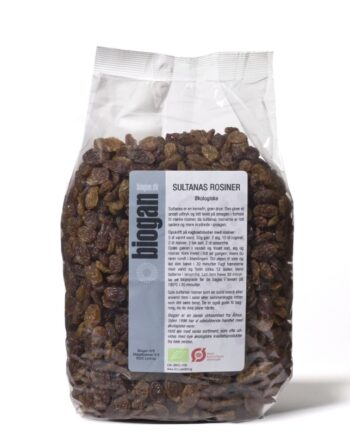 Biogan økologiske Sultanas Rosiner