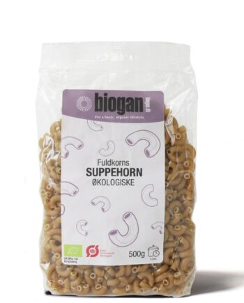 Biogan økologiske Suppehorn Fuldkorn