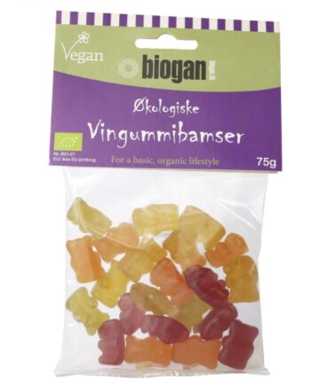 Biogan økologiske Vingummibamser Vegan