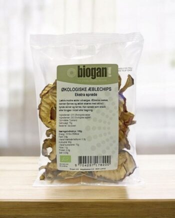 Biogan økologiske æblechips