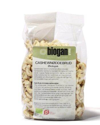 Biogan økologsiske Cashewnødder   Brud 500g