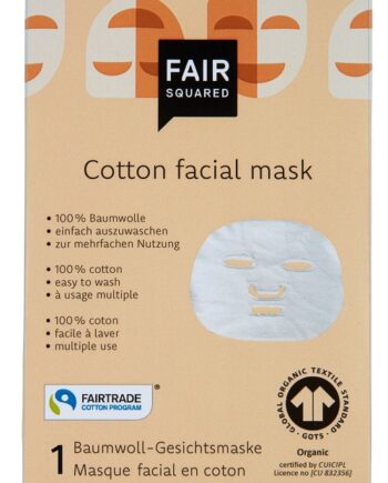 Fair Squared Genanvendelige økologisk Sheet Mask Zero Waste