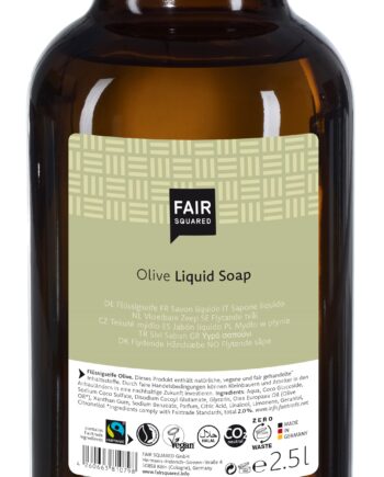 Fair Squared Storkøb     Liter økologisk Håndsæbe Med Olive