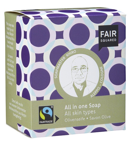 Fair Squared økologisk All-in-one Oliven øl Sæbebar
