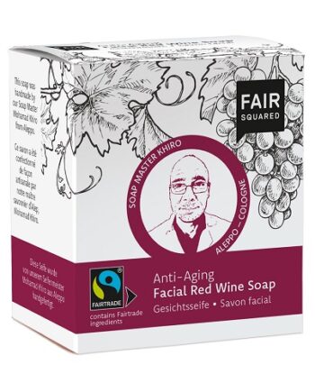 Fair Squared økologisk Anti-age Ansigtssæbe Med Rødvin