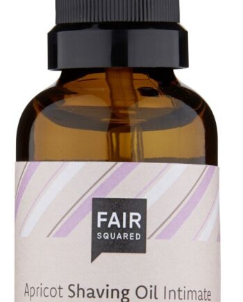 Fair Squared økologisk Apricot Intimate Shaving Oil Med Pumpe