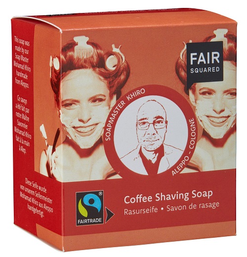 Fair Squared økologisk Barbersæbe Med Kaffe Ekstrakt