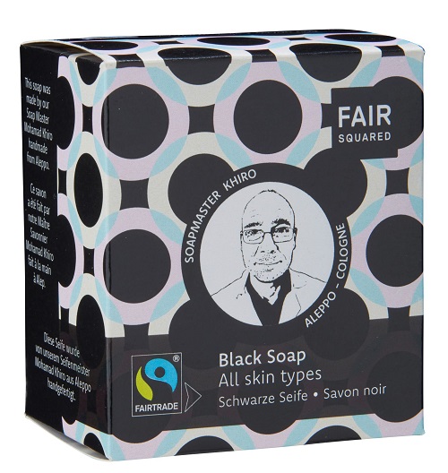 Fair Squared økologisk Charcoal Ansigtssæbe Til Alle Hudtyper