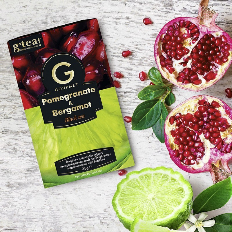 Tea Gourmet Black Tea Pomegranate Bergamot