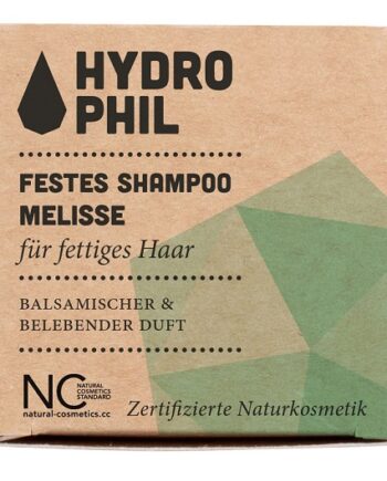 Hydrophil  økologisk Shampoobar Til Fedtet Hår Melisse