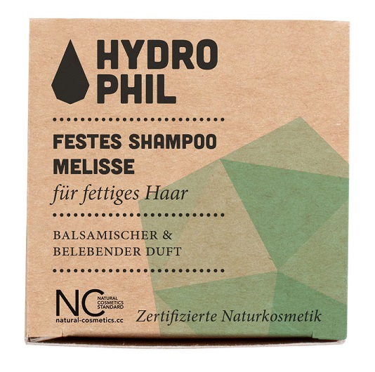 Hydrophil økologisk Shampoobar Til Fedtet Hår Melisse
