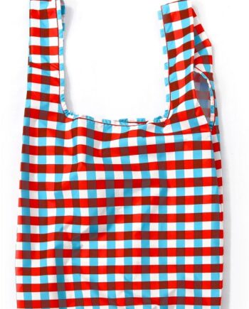 Kind Bag Tricolour Gingham Indkøbspose   Medium