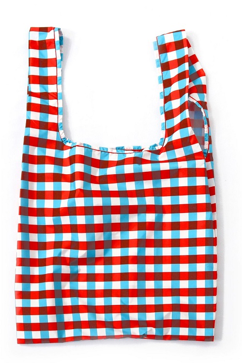 Kind Bag Tricolour Gingham Indkøbspose Medium