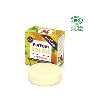 Lamazuna økologisk Solide Parfume Refill Warm   Herbaceous Notes