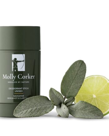 Molly Corker Natural Deodorant Stick Bergamot   Clary Sage Navigator