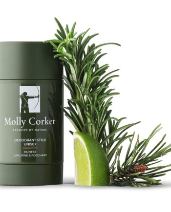 Molly Corker Natural Deodorant Stick Lime   Pine   Rosemary Hunter
