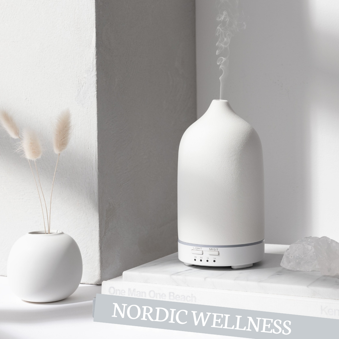 Nordic Wellness Keramisk Aroma Diffuser White