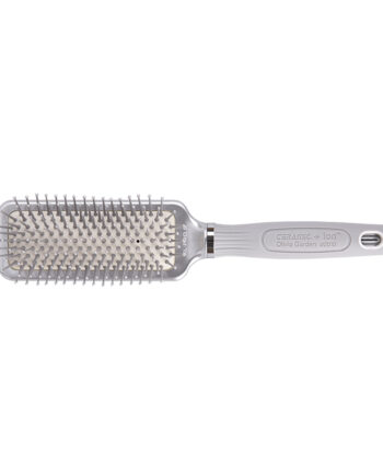 Olivia Garden  Silver Rectangular Expert Care Hairbrush Small