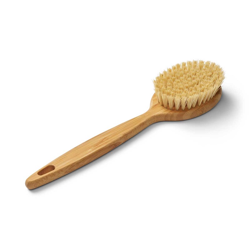 Organic Beauty Supply Bambus Sisal Våd- Og Tørbørste Med Skaft