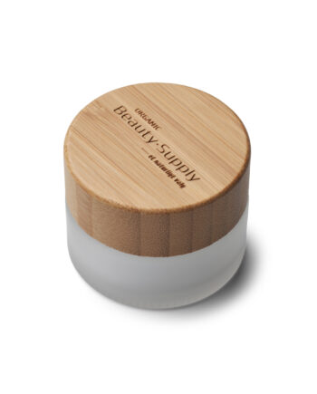 Organic Beauty Supply Diy Matteret Kosmetik Krukke Med Bambuslåg 20ml