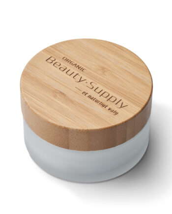 Organic Beauty Supply Diy Matteret Kosmetik Krukke Med Bambuslåg 100ml