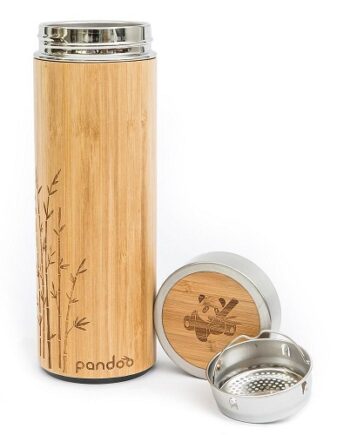 Pandoo Bambus Termokrus Med Tefilter 360ml