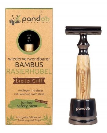Pandoo Barberskraber Med Kraftigt Bambus Skaft