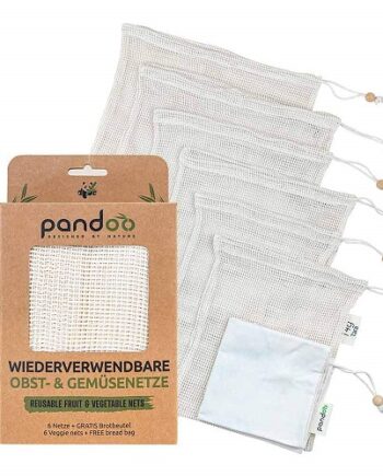 Pandoo Frugt-grønt Net   Brødpose   økologisk Bomuld