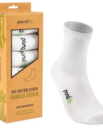 Pandoo Hvide Bambus Sokker Str  39-42