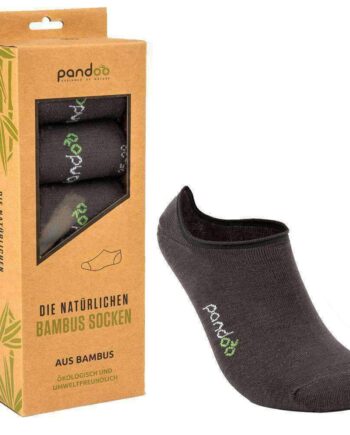 Pandoo Koksgrå Bambus Footies Str  35-38