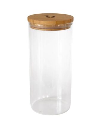 Pandoo Opbevarings Glas Med Bambuslåg 1300 Ml