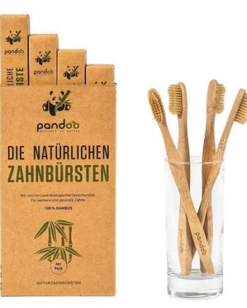 Pandoo  -pak Bambus Tandbørster