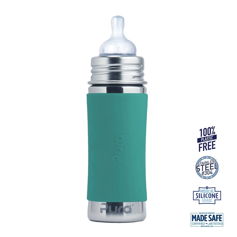 Pura Kiki Baby Sutteflaske Mdr Moss 325ml Medium Flow